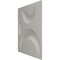 Ekena Millwork 11 7/8in. W x 11 7/8in. H Seville EnduraWall Decorative 3D Wall Panel Covers 0.98 Sq. Ft. WP12X12SEAGX - alternate 3
